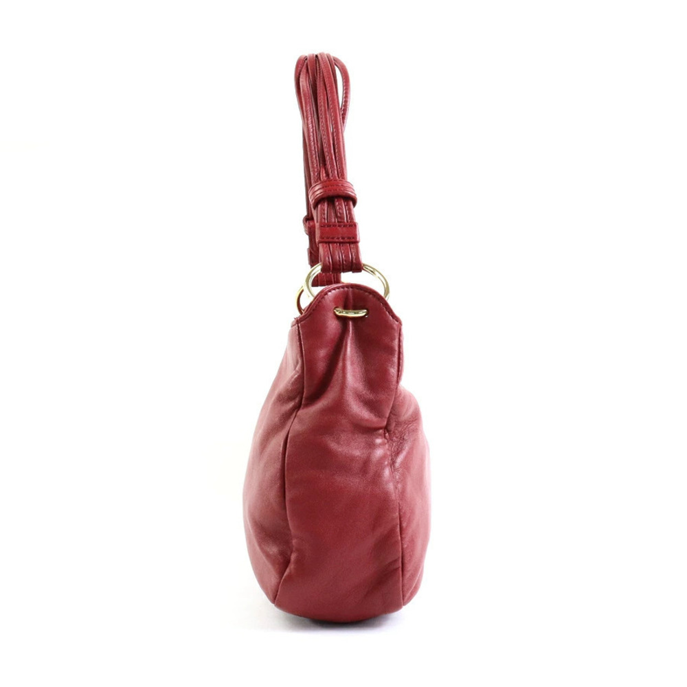 Loewe Anagram gold red handbag leather Gold Red